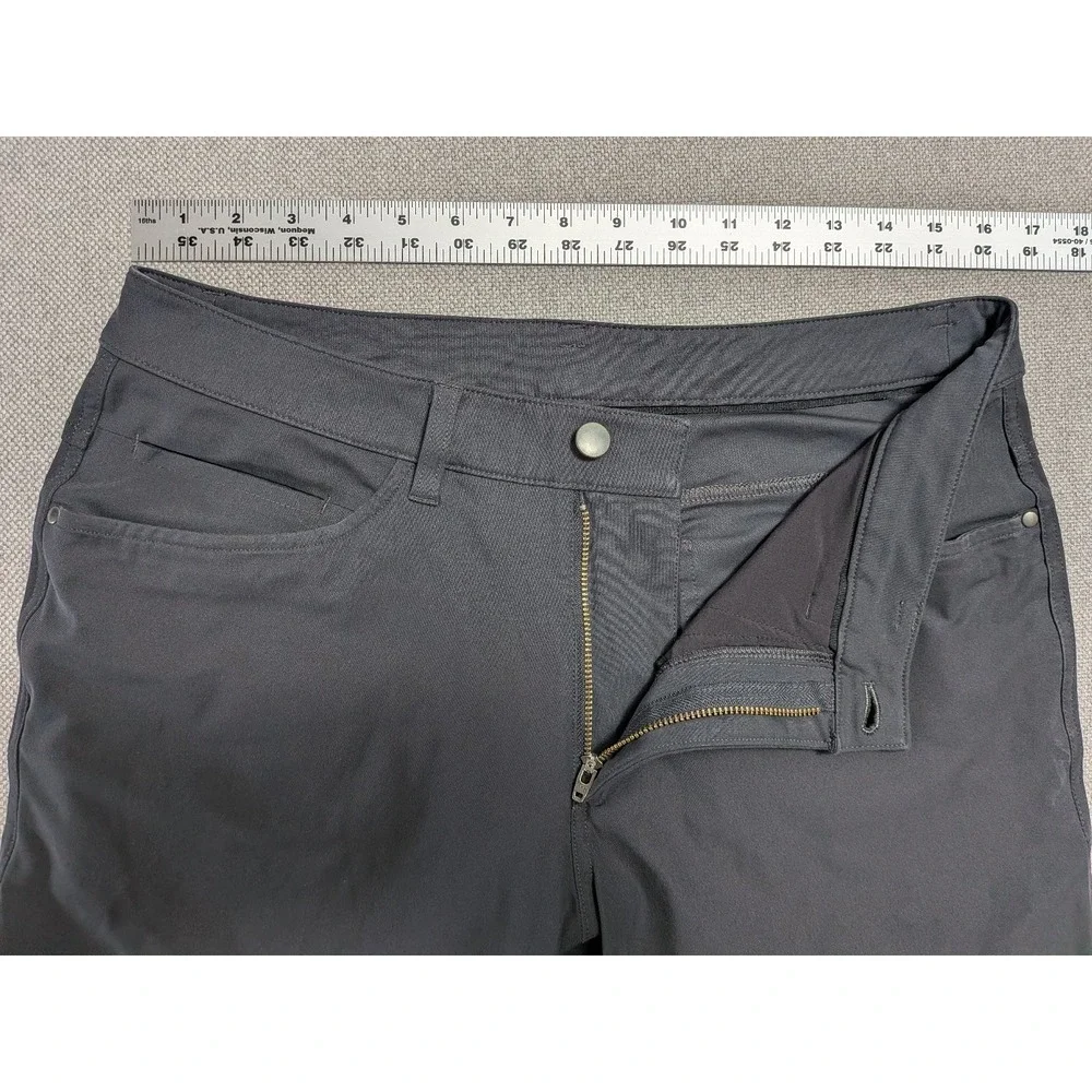 Lululemon ABC Pants Men's Dark Gray 31x31 Warpstreme Stretch Slim Fit